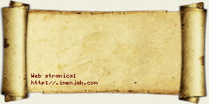 Žanka Aksentijević vizit kartica